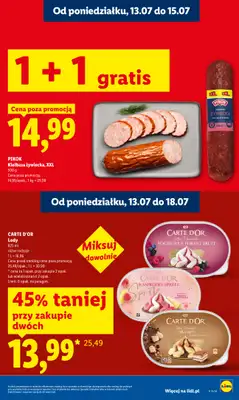 Lidl - gazetka promocyjna Oferta od poniedziałku od poniedziałku 13.07 do środy 15.07 - strona 7