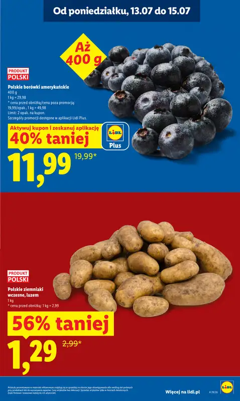 Lidl - gazetka promocyjna Oferta od poniedziałku od poniedziałku 13.07 do środy 15.07 - strona 11