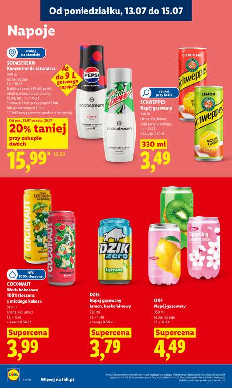 Lidl - gazetka promocyjna Oferta od poniedziałku od poniedziałku 13.07 do środy 15.07 - strona 80