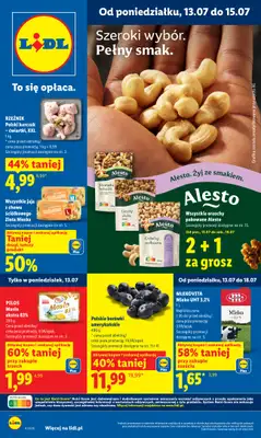 Lidl - gazetka promocyjna Oferta od poniedziałku od poniedziałku 13.07 do środy 15.07