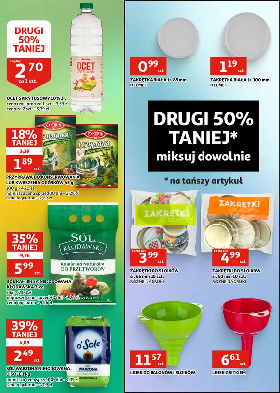 Auchan - gazetka promocyjna Gazetka Racibórz I Nasze promocje nie jadą na wakacje! od środy 15.07 do wtorku 28.07 - strona 22