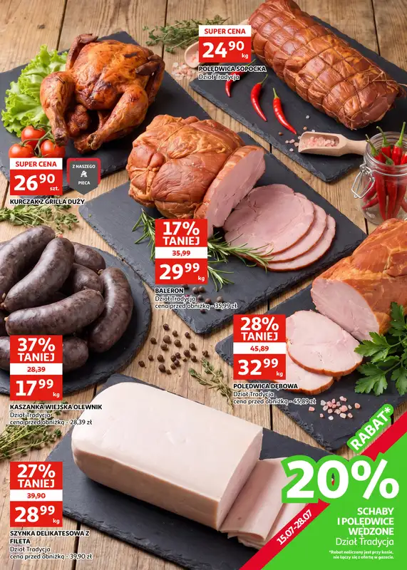 Auchan - gazetka promocyjna Gazetka Racibórz I Nasze promocje nie jadą na wakacje! od środy 15.07 do wtorku 28.07 - strona 3