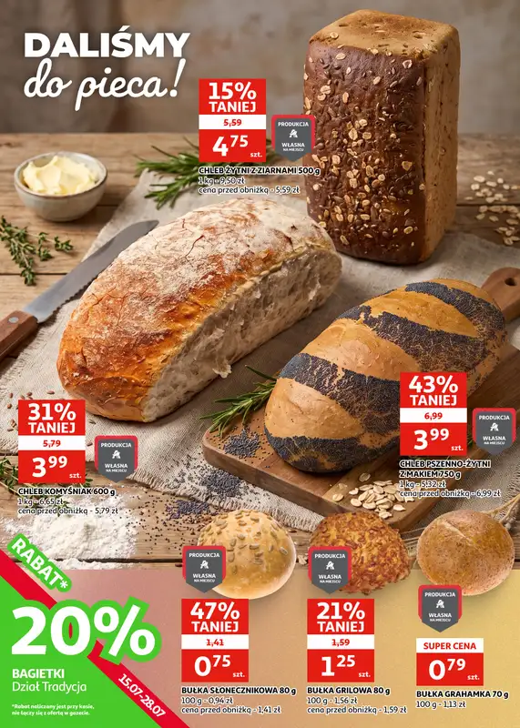 Auchan - gazetka promocyjna Gazetka Racibórz I Nasze promocje nie jadą na wakacje! od środy 15.07 do wtorku 28.07 - strona 8