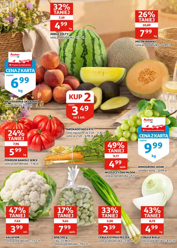Auchan - gazetka promocyjna Gazetka Racibórz I Nasze promocje nie jadą na wakacje! od środy 15.07 do wtorku 28.07 - strona 6