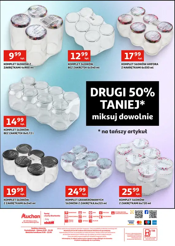 Auchan - gazetka promocyjna Gazetka Zielona Góra I Nasze promocje nie jadą na wakacje! od środy 15.07 do wtorku 28.07 - strona 23