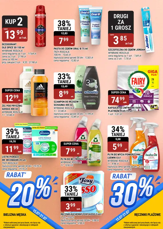 bi1 - gazetka promocyjna Gazetka Bielsko-Biała I Nasze promocje nie jadą na wakacje! od środy 15.07 do wtorku 28.07 - strona 15