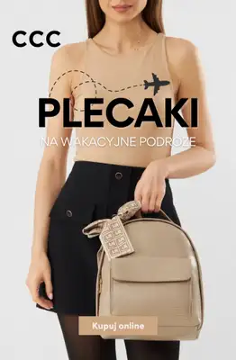 CCC - gazetka promocyjna Plecaki na małe i duże podróże od wtorku 14.07 