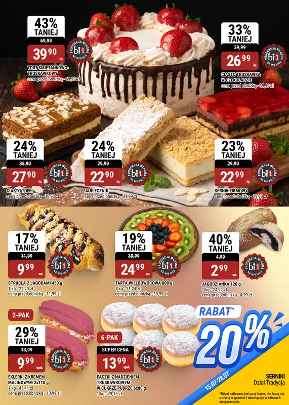 bi1 - gazetka promocyjna Gazetka Szczecin I Nasze promocje nie jadą na wakacje! od środy 15.07 do wtorku 28.07 - strona 9