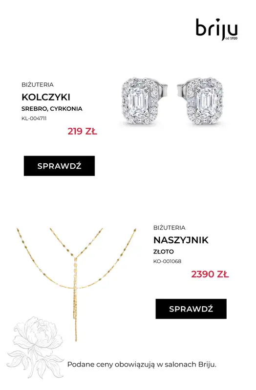 Briju - gazetka promocyjna Kolekcja Ślubna od wtorku 14.07 do niedzieli 02.08 - strona 23