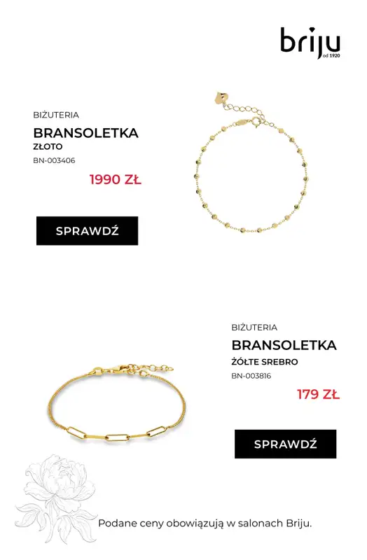 Briju - gazetka promocyjna Kolekcja Ślubna od wtorku 14.07 do niedzieli 02.08 - strona 10