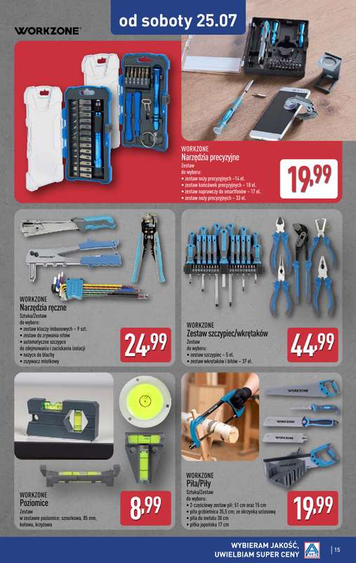 Aldi - gazetka promocyjna Aldi ma to coś! od środy 22.07 do soboty 25.07 - strona 15
