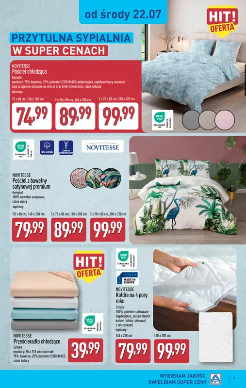Aldi - gazetka promocyjna Aldi ma to coś! od środy 22.07 do soboty 25.07 - strona 7