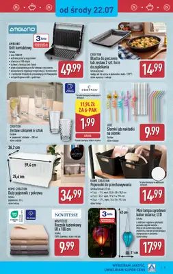 Aldi - gazetka promocyjna Aldi ma to coś! od środy 22.07 do soboty 25.07 - strona 5