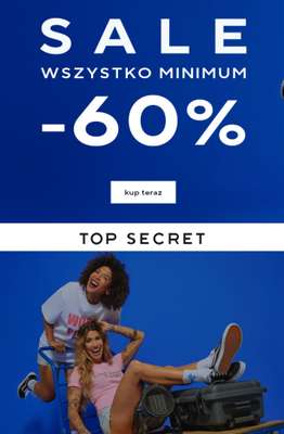 Top Secret - gazetka promocyjna Wszystko minimum -60% od poniedziałku 13.07 