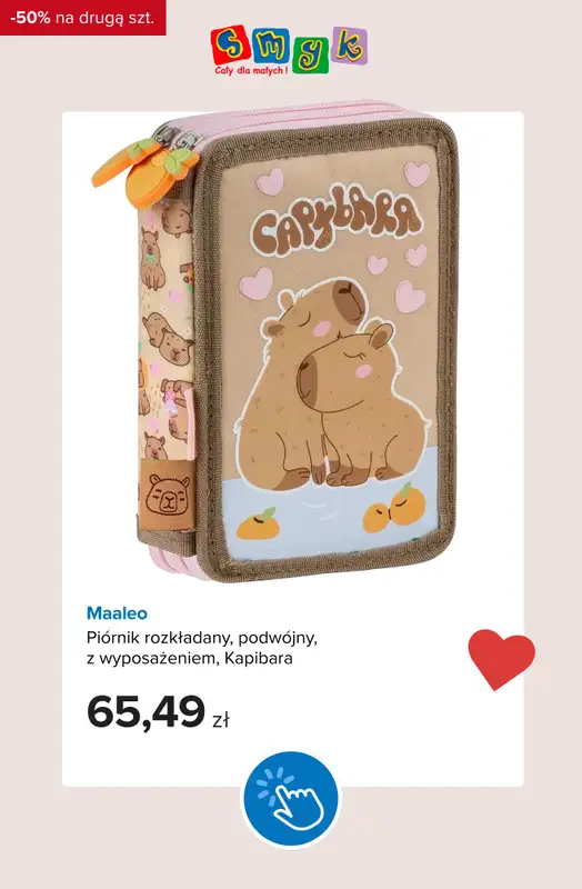 Smyk - gazetka promocyjna Artykuły szkolne: -50% na drugi tańszy produkt od poniedziałku 13.07 do środy 15.07 - strona 9