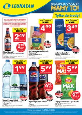 LEWIATAN - gazetka promocyjna W wielopakach taniej! od czwartku 16.07 do środy 22.07