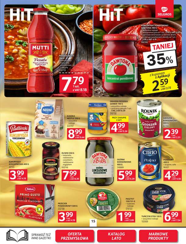 Selgros - gazetka promocyjna Oferta spożywcza od czwartku 16.07 do środy 29.07 - strona 15
