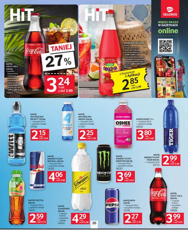 Selgros - gazetka promocyjna Oferta spożywcza od czwartku 16.07 do środy 29.07 - strona 20