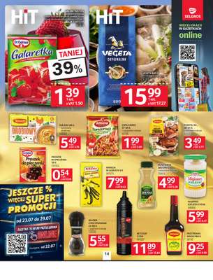 Selgros - gazetka promocyjna Oferta spożywcza od czwartku 16.07 do środy 29.07 - strona 14