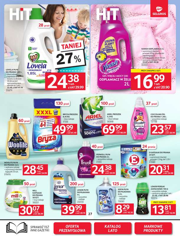 Selgros - gazetka promocyjna Oferta spożywcza od czwartku 16.07 do środy 29.07 - strona 27