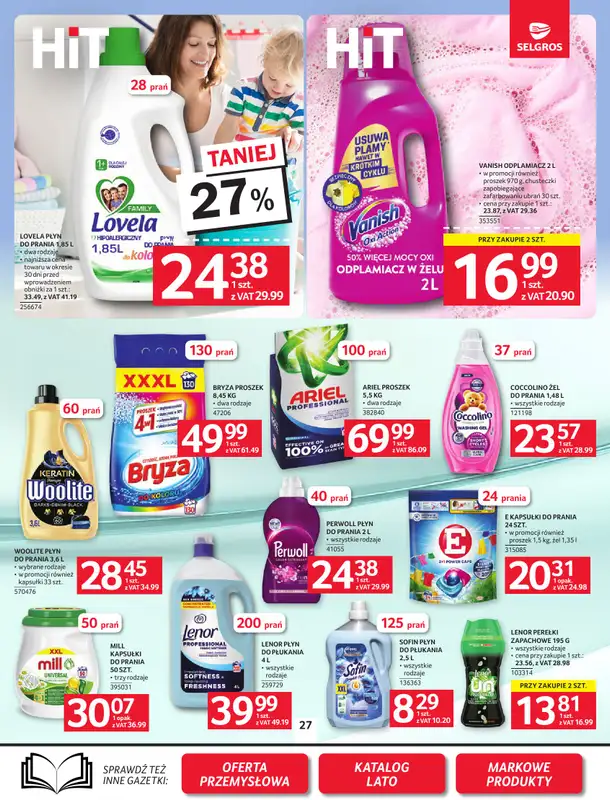 Selgros - gazetka promocyjna Oferta spożywcza od czwartku 16.07 do środy 29.07 - strona 27