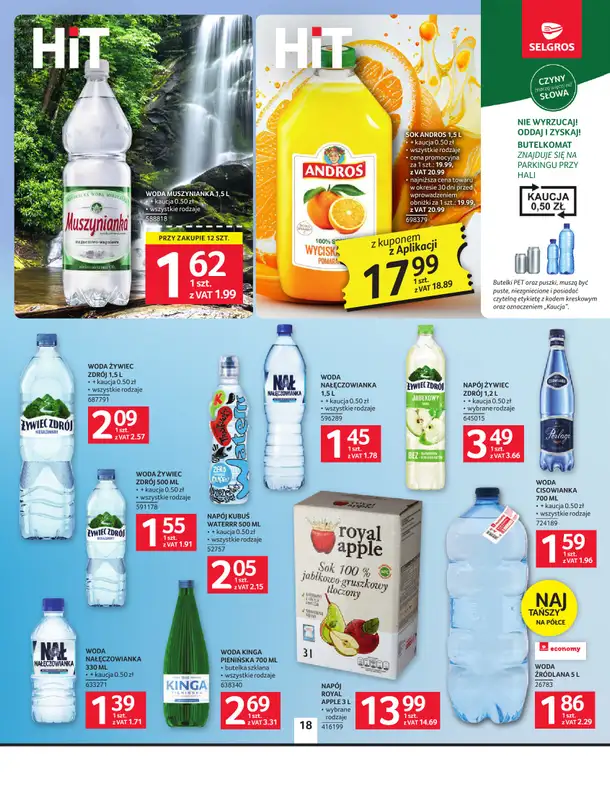 Selgros - gazetka promocyjna Oferta spożywcza od czwartku 16.07 do środy 29.07 - strona 18