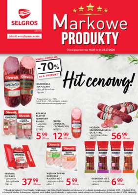 Selgros - gazetka promocyjna Katalog Markowe Produkty od czwartku 16.07 do środy 29.07