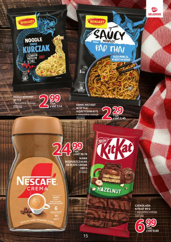 Selgros - gazetka promocyjna Katalog Markowe Produkty od czwartku 16.07 do środy 29.07 - strona 15