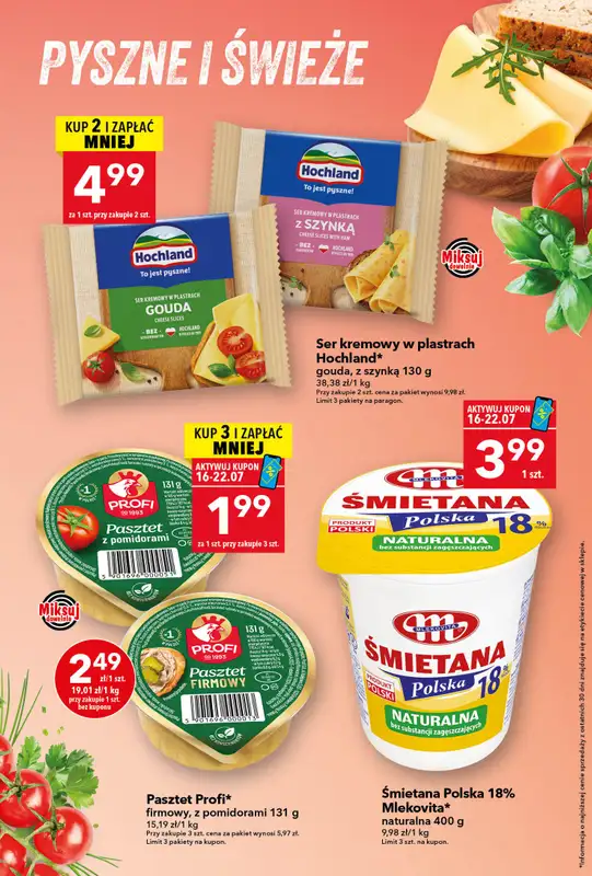 LEWIATAN - gazetka promocyjna Gazetka „MAMY TO w Lewiatanie” od czwartku 16.07 do środy 22.07 - strona 2