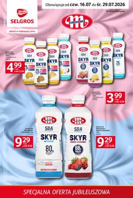 Selgros - gazetka promocyjna Specjalna oferta jubileuszowa od czwartku 16.07 do środy 29.07