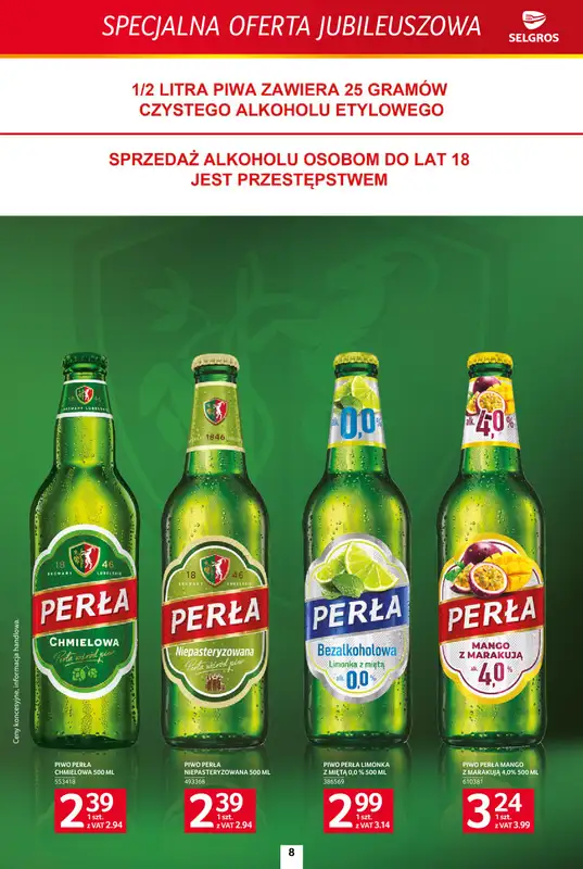 Selgros - gazetka promocyjna Specjalna oferta jubileuszowa od czwartku 16.07 do środy 29.07 - strona 8