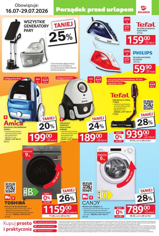 Selgros - gazetka promocyjna Katalog Lato na całego od czwartku 16.07 do środy 29.07 - strona 11