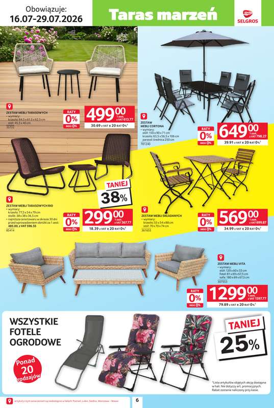 Selgros - gazetka promocyjna Katalog Lato na całego od czwartku 16.07 do środy 29.07 - strona 6