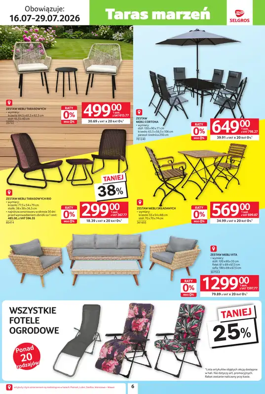 Selgros - gazetka promocyjna Katalog Lato na całego od czwartku 16.07 do środy 29.07 - strona 6