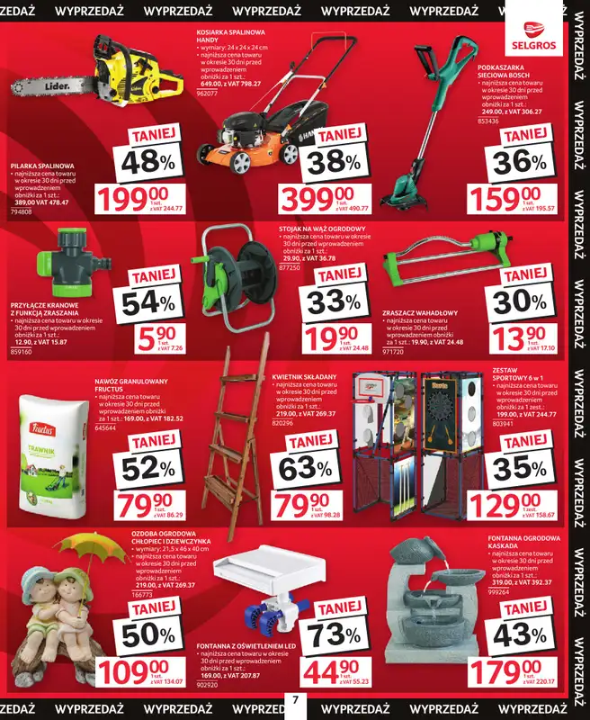 Selgros - gazetka promocyjna Katalog Totalna Wyprzedaż od czwartku 16.07 do środy 29.07 - strona 7