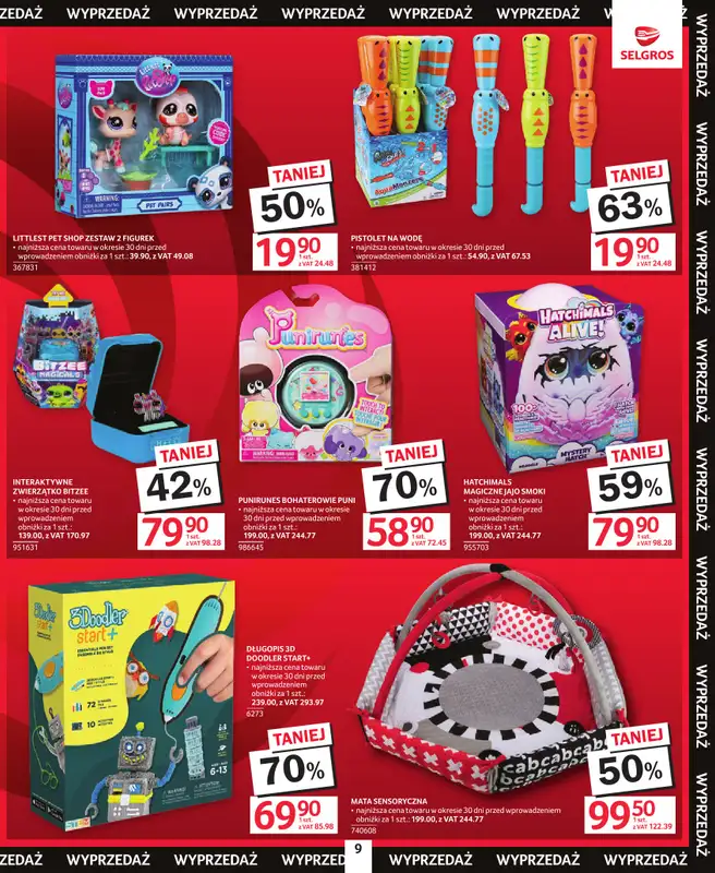 Selgros - gazetka promocyjna Katalog Totalna Wyprzedaż od czwartku 16.07 do środy 29.07 - strona 9