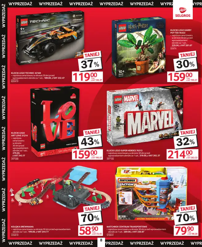 Selgros - gazetka promocyjna Katalog Totalna Wyprzedaż od czwartku 16.07 do środy 29.07 - strona 8