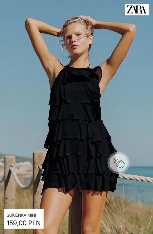 Zara - gazetka promocyjna Sukienki mini od poniedziałku 13.07  - strona 6