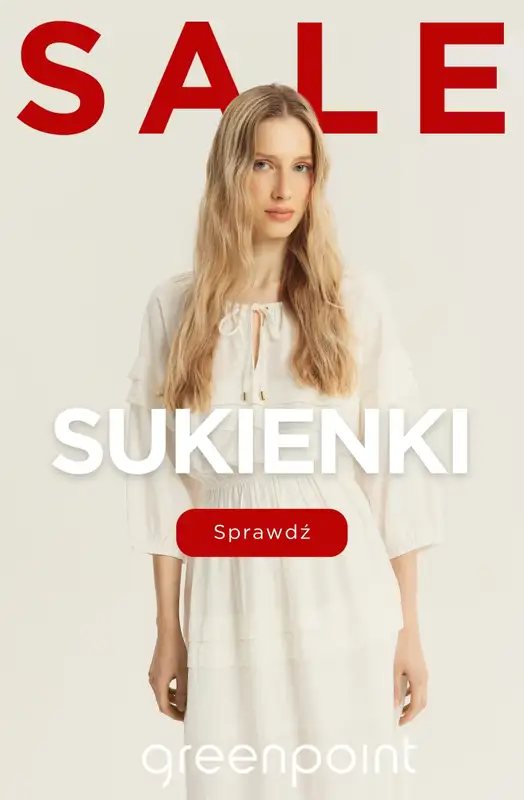 Greenpoint - gazetka promocyjna SALE: Sukienki od 39,99 zł  