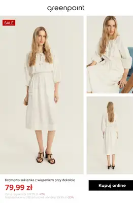 Greenpoint - gazetka promocyjna SALE: Sukienki od 39,99 zł od poniedziałku 13.07  - strona 7