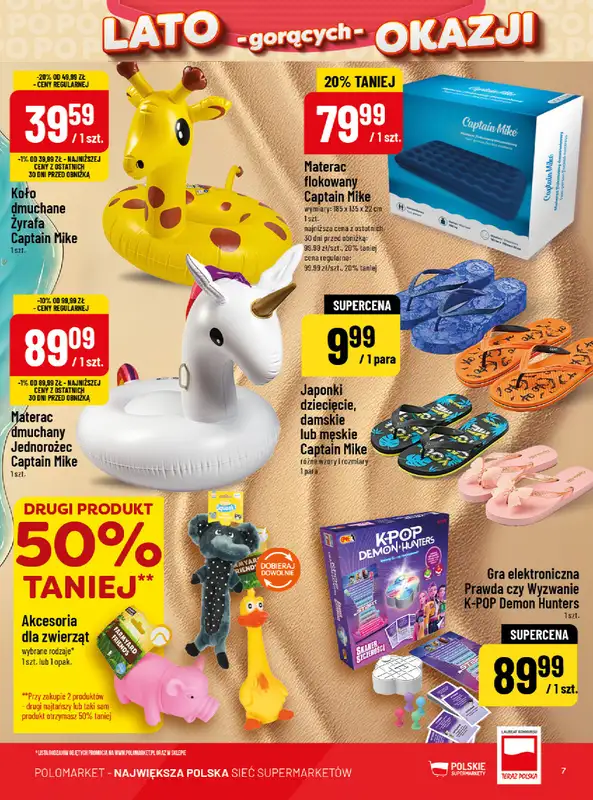 POLOmarket - gazetka promocyjna Katalog Lato od środy 15.07 do wtorku 21.07 - strona 7