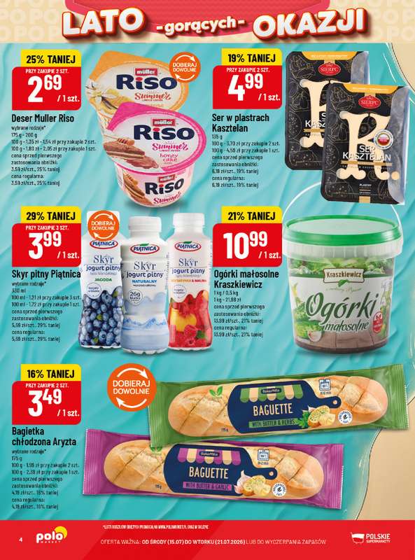 POLOmarket - gazetka promocyjna Katalog Lato od środy 15.07 do wtorku 21.07 - strona 4