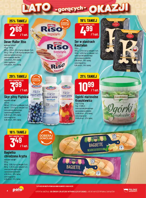 POLOmarket - gazetka promocyjna Katalog Lato od środy 15.07 do wtorku 21.07 - strona 4