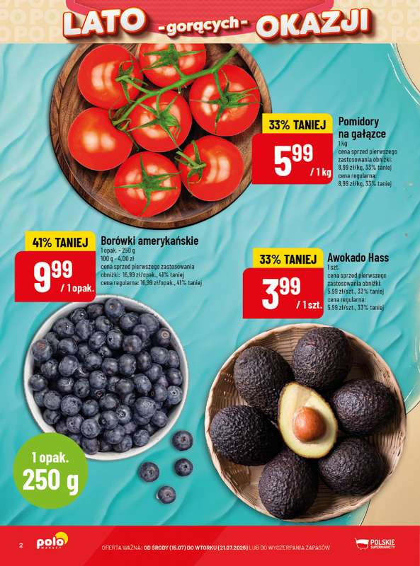 POLOmarket - gazetka promocyjna Katalog Lato od środy 15.07 do wtorku 21.07 - strona 2