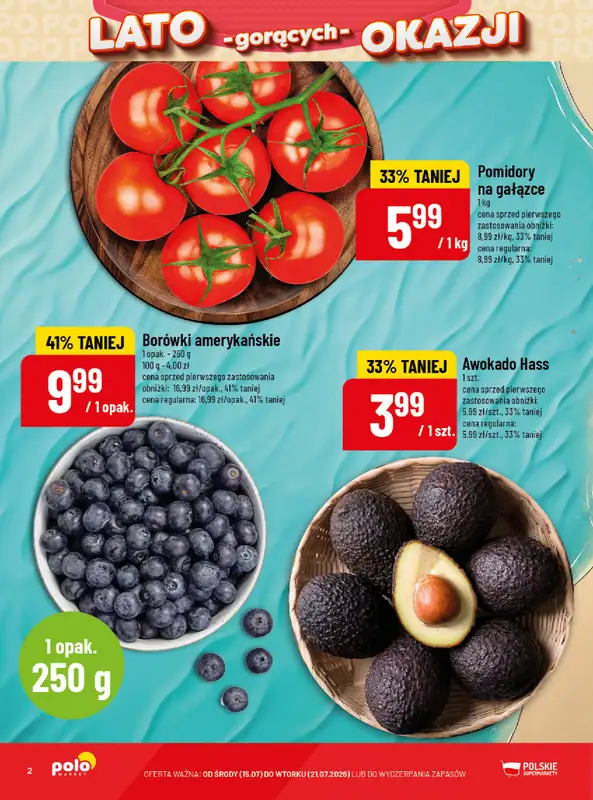 POLOmarket - gazetka promocyjna Katalog Lato od środy 15.07 do wtorku 21.07 - strona 2