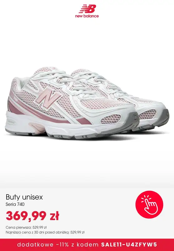 New Balance - gazetka promocyjna Extra -11% na SALE z kodem! od poniedziałku 13.07 do niedzieli 19.07 - strona 2