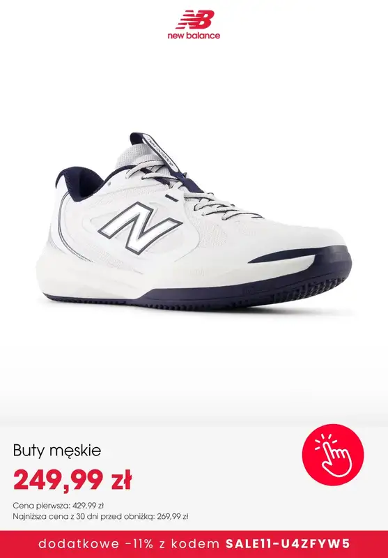 New Balance - gazetka promocyjna Extra -11% na SALE z kodem! od poniedziałku 13.07 do niedzieli 19.07 - strona 8