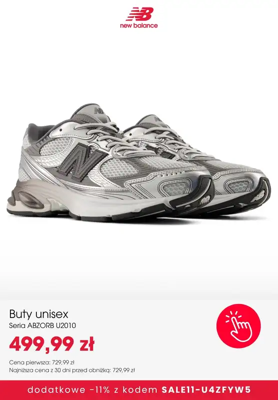 New Balance - gazetka promocyjna Extra -11% na SALE z kodem! od poniedziałku 13.07 do niedzieli 19.07 - strona 12