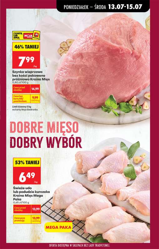 Biedronka - gazetka promocyjna Od poniedziałku od poniedziałku 13.07 do soboty 18.07 - strona 51