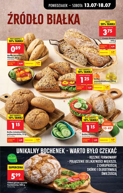 Biedronka - gazetka promocyjna Od poniedziałku, Z ladą tradycyjną od poniedziałku 13.07 do soboty 18.07 - strona 47